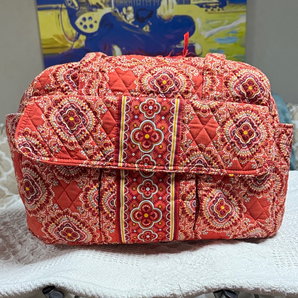 Vera Bradley Quilted Baby/Travel Bag